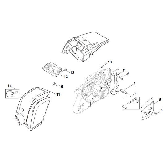 Упор зубчатый и фильтр Champion 372